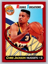 1991-92 Fleer Wheaties #60 Chris Jackson - £2.39 GBP