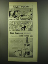 1949 Jameson Whiskey Ad - Seven Years make a big Difference - Bowling - £14.73 GBP
