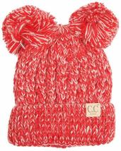 Red - Toddler Kids Girl&amp;Boy Cute Knit Hat Beanie CapPom Crochet  - £19.16 GBP