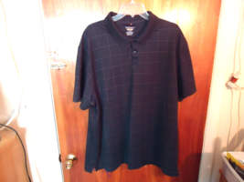 Mens Van Heusen 3XL Traveler Black Checkered Short Sleeve Shirt " Great ... - $24.99