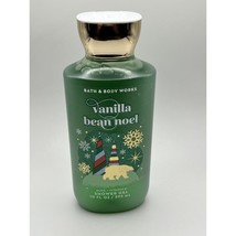 New Bath and Body Works Vanilla Bean Aloe + Vitamin E Noel Shower Gel 10oz - £6.92 GBP