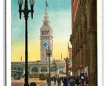 Lower Market Street View San Francisco California CA UNP WB Postcard H23 - £3.07 GBP
