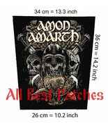 Amon Amarth Big Back Patch metal death vikings extreme melodic Eternal O... - £19.52 GBP