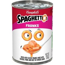 Spaghetti-O’s Spaghettios with Franks Hot Dogs DISCONTINUED BB 8/18/24, ... - $46.74