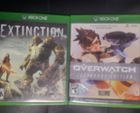SET OF 2 Overwatch: LEGENDARY ED.+ EXTINCTION (Xbox One) CHECK PICS - $6.92