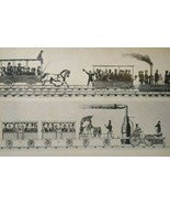 Tom Thumb and Best Friend of Charleston Railroad Card Locomotive Steam T... - £15.60 GBP