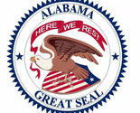 Historic Seal of Alabama Sticker Decal R814 - $1.95+