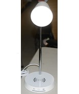 Style Selections 2917138 White Wireless Charging LED Desk Lamp - £27.96 GBP