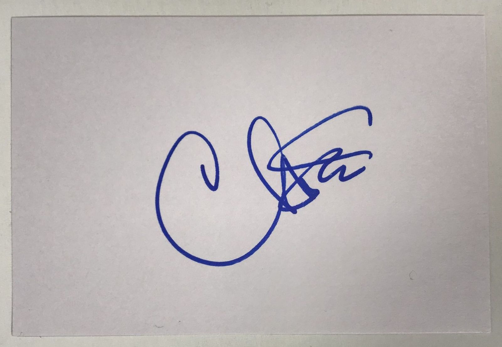 Primary image for Cher Signed Autographed 4x6 Index Card
