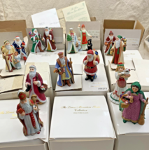 *Complete Set* 1994 The Lenox Miniature Santa Collection Figurines - Set of 14 - $152.90
