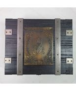 Cult Black Cigar Box Wood 7x6x3 Inch EMPTY Tobacciana - $22.62
