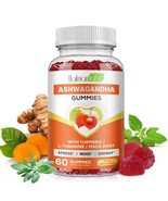 Ashwagandha Gummies with Tumeric , Maca Root and L-theanine, Organic Ash... - €15,44 EUR