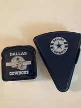 NFL Dallas Cowboys sandwich and pizza storage containers 2 pc gift set blue - £8.61 GBP