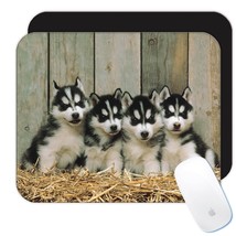 Siberian Husky : Gift Mousepad Dog Pet Puppy Animal Cute Dogs - £10.27 GBP