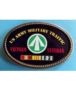 Vietnam Veteran US ARMY MILITARY TRAFFIC  Epoxy Belt Buckle - NEW - $22.89 CAD