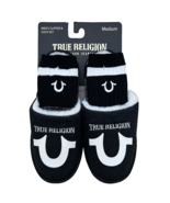 True Religion Horseshoe House Slippers &amp; Sock Set Black ( M ) - $81.36 CAD