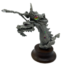 Ray Lamb Pewter Wizard With Staff Dragon Rider Figure Magic Riders - $170.00