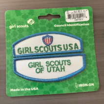 Girl Scouts USA Council Identification GS Utah Iron On Embroidered Patch - $11.49