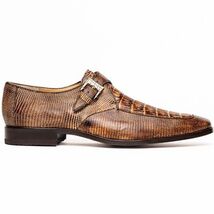 Men's Shoes genuine crocodile and lizard dress monk strap Toluca Rustic Orix image 2