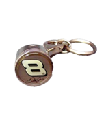Dale Earnhardt Jr #8 NASCAR Piston Rod Auto Car Truck KeyChain SET OF 2 NEW - $15.83