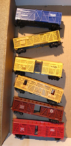 Lot of 6 Vintage HO Scale Stock Cars Missing Some Trim Parts and Wear - £25.88 GBP