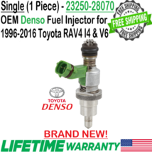 NEW OEM Denso 1Pc Fuel Injector For 1996-2003 Toyota RAV4 2.0L I4 #23250-28070 - £92.78 GBP