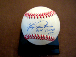 Fergie Jenkins 1971 Cy Young Cubs Rangers Signed Auto Vintage Onl Baseball Jsa - $118.79