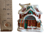 Avon Snow Frost Falls Victorian Village Toy Shoppe ornament Chrismas Lig... - $8.00