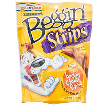Purina Beggin&#39; Strips Real Bacon and Cheese Flavor Dog Treats 6 oz Purin... - £14.53 GBP