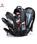 SWISS Backpack Fashion Travel Backpack Men USB Port Waterproof &amp; Multi-D... - $135.00