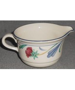 Lenox Chinastone POPPIES ON BLUE PATTERN 8 oz Creamer MADE IN USA - $14.84