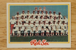 1978 Topps Baseball Card #424 Boston Red Sox Team Checklist - £3.88 GBP