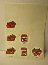 vintage Teacher Classroom Supplies: (6) Strawberry Stickers- w/ Scratch ... - $7.50