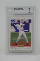 1992 Classic/Best #93 Chipper Jones Rookie Beckett 9 MINT - £29.90 GBP