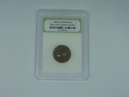 1964-P Jefferson 5c Brilliant Uncirculated Five Cents Certified Authentic Coin - £8.99 GBP