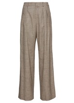 NWT Alice + Olivia Eric in Afterglow Prince Of Wales Plaid Wool-Blend Pants 2 - £79.75 GBP