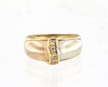 Clear  White Fashion Ring 14kt Yellow 371432 - $299.00