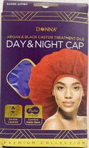 Donna Argan &amp; Black Castor Treatment Oil Day And Night Cap Super Jumbo Purple - £7.78 GBP
