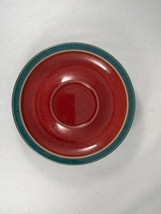 Denby England Harlequin Red &amp; Blue Saucer Small Plate 6&quot; - Multiple Avai... - $9.50