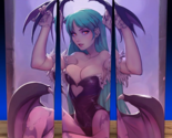 Morrigan Darkstalkers Anime Cup Mug Tumbler 20 oz with lid and straw - $19.75