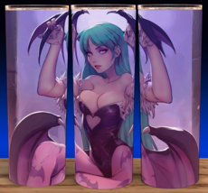 Morrigan Darkstalkers Anime Cup Mug Tumbler 20 oz with lid and straw - £15.54 GBP