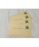 4 US United States 1 One Cent Postal Cards Jefferson Green - £9.29 GBP