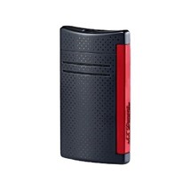 S.T. Dupont - MaxiJet Lighter Matte Black &amp; Red Punched Effect - 020160N - £180.05 GBP