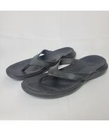 Crocs Walu Express Flip Flop Sandals Men&#39;s Size 10 Black Croslite Beach ... - $308.47 MXN