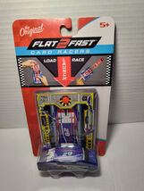 Luki Lab Flat2Fast Card Racers Blue #62 F2F-B62-01 Transforming Toy Car New - $13.83