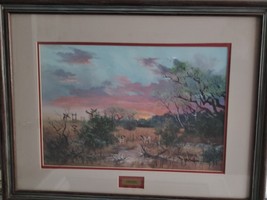 Victor Armstrong Texas Hill Country Colorful Ltd. Edition Lithograph,Bir... - £319.74 GBP
