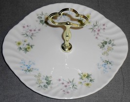 Minton SPRING VALLEY Handled Cake Plate or Tidbit Tray ENGLAND - $376.73 MXN