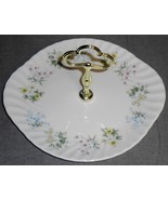 Minton SPRING VALLEY Handled Cake Plate or Tidbit Tray ENGLAND - $27.12 CAD