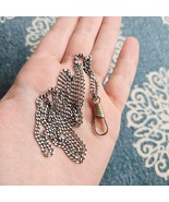 Vintage Classic Unisex Silver &amp; Gold Lanyard Badge Holder Necklace - $18.99