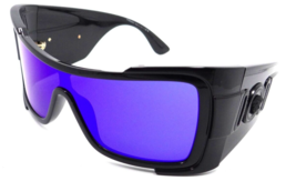 Versace Sunglasses VE 4451 GB1/55 27-xx-125 Black/Dark Grey Mirror Blur Electric - £212.27 GBP